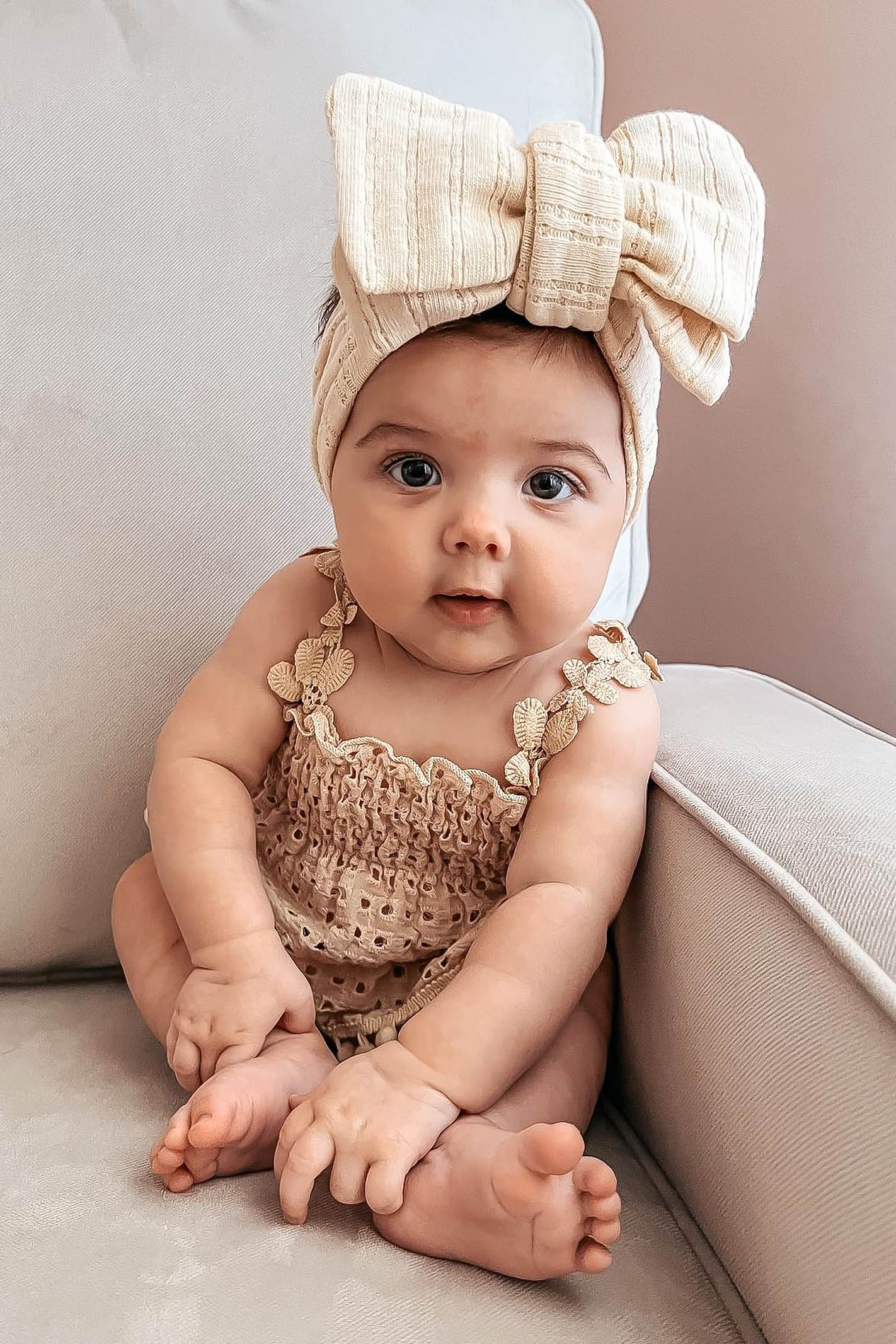 baby girl bow headband