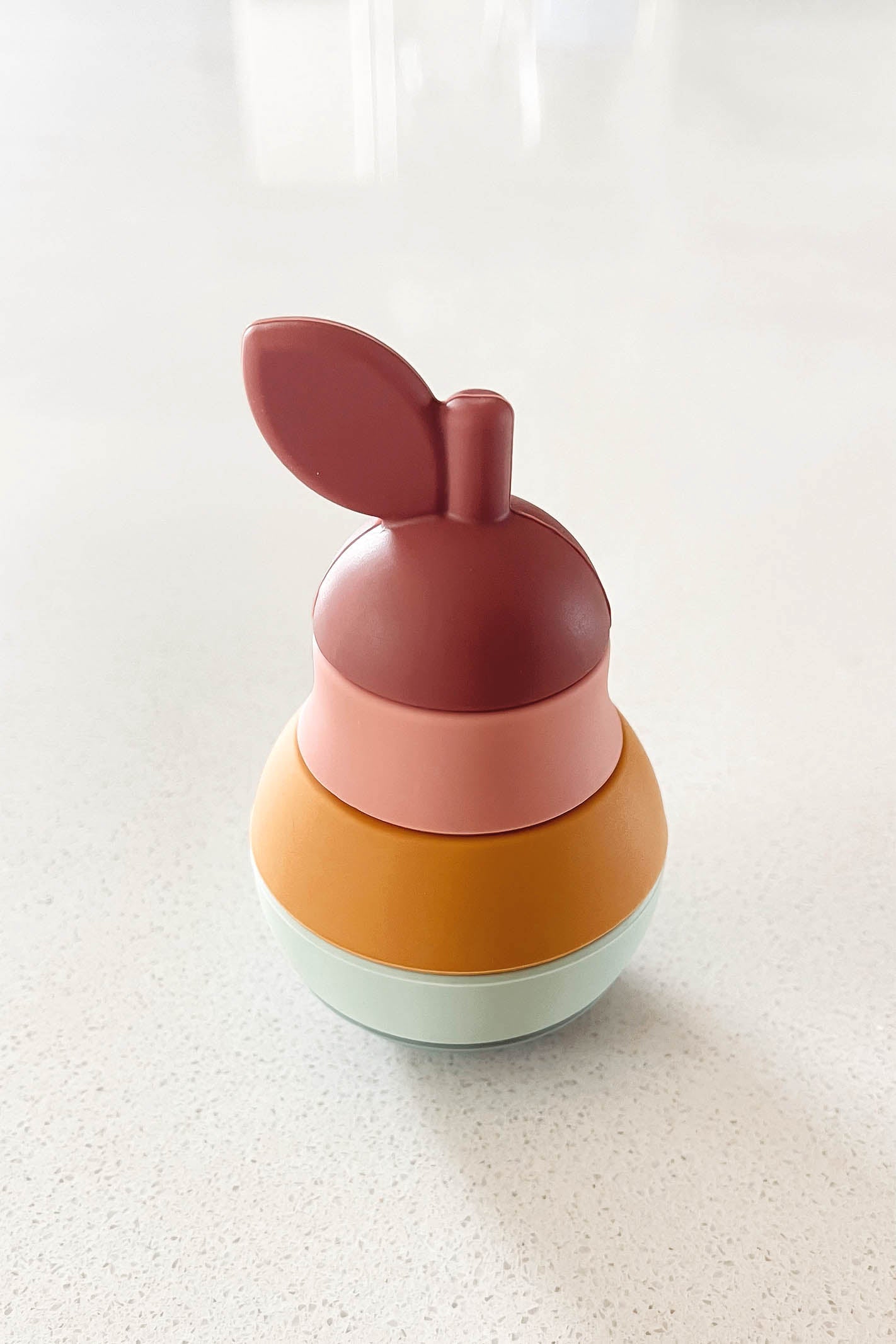 Pear Stacking Baby Silicone Toy