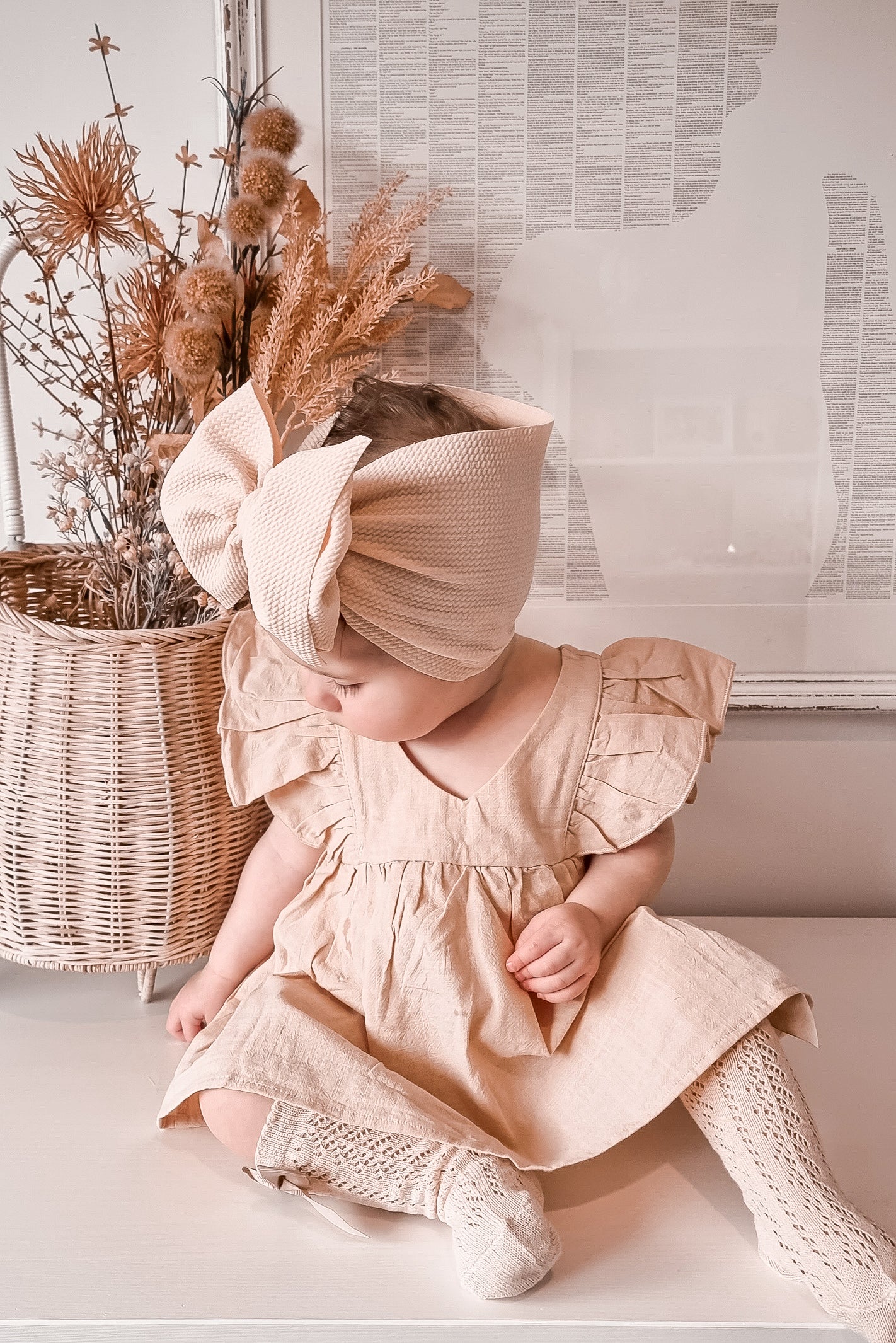 Baby girl linen dress