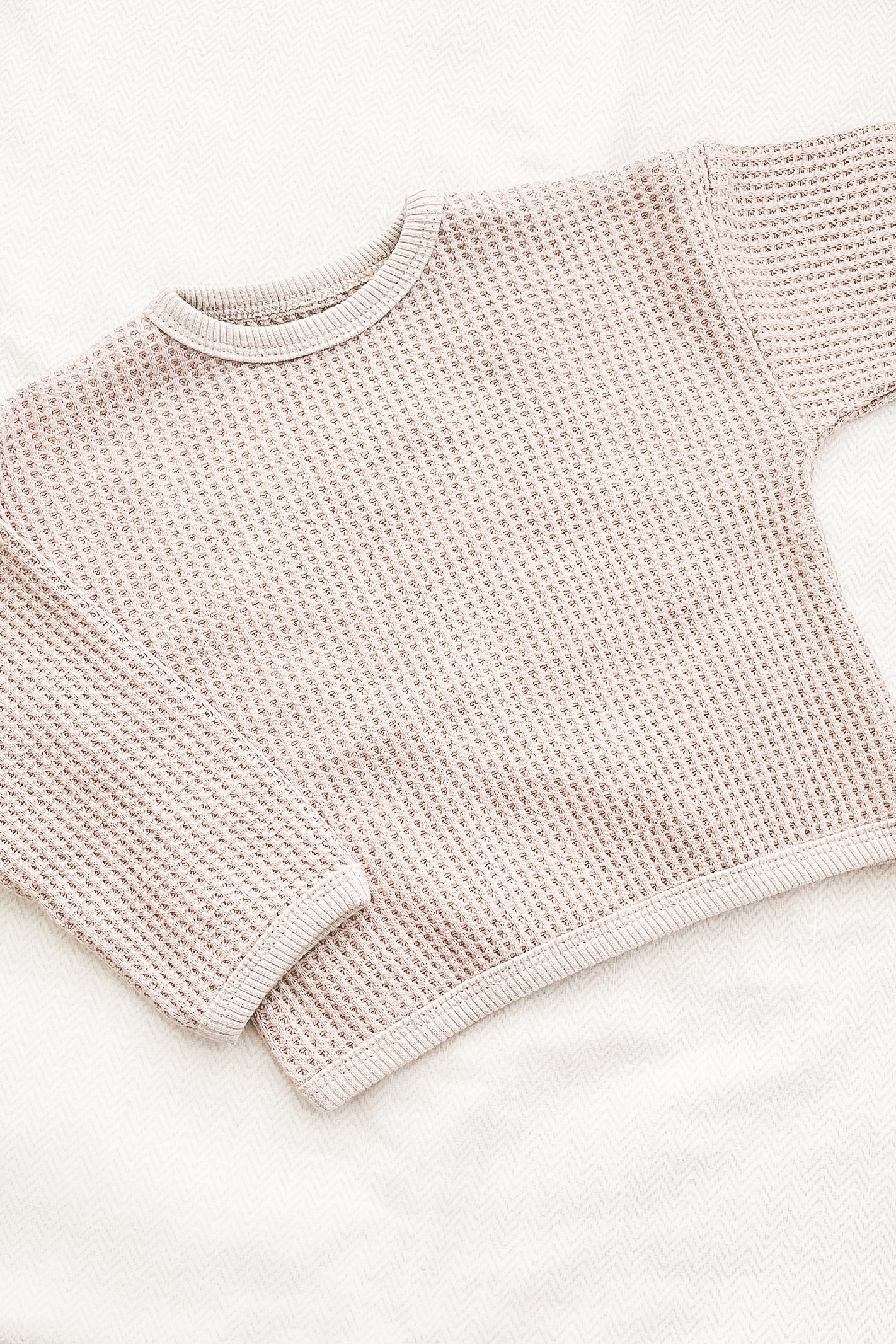 baby waffle knit sweater