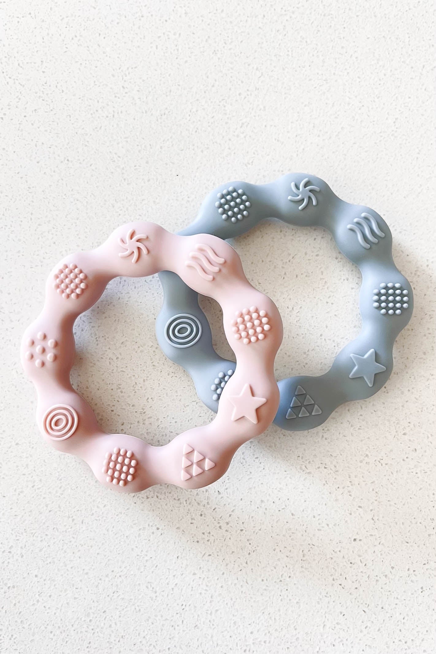 Halite Rings TEETHING RING / BLUE – Halite Minis
