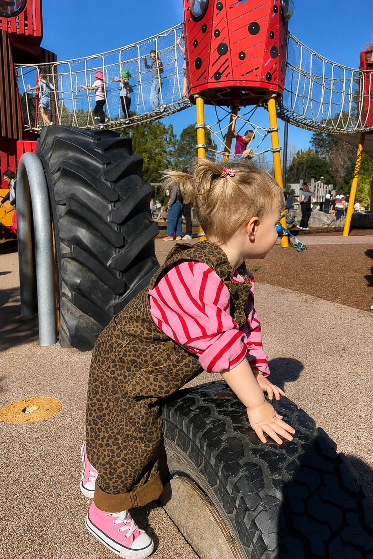 Baby Leopard Overalls