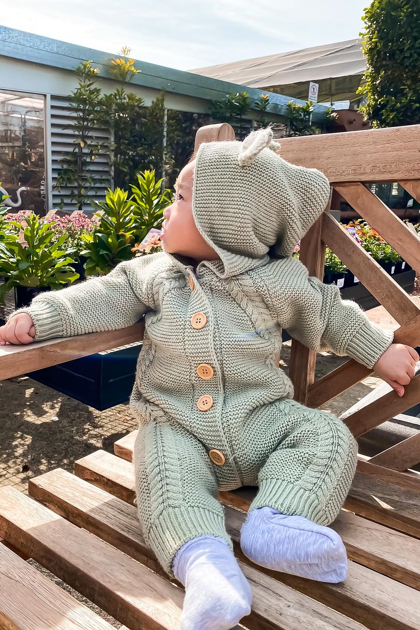 baby knit bodysuit