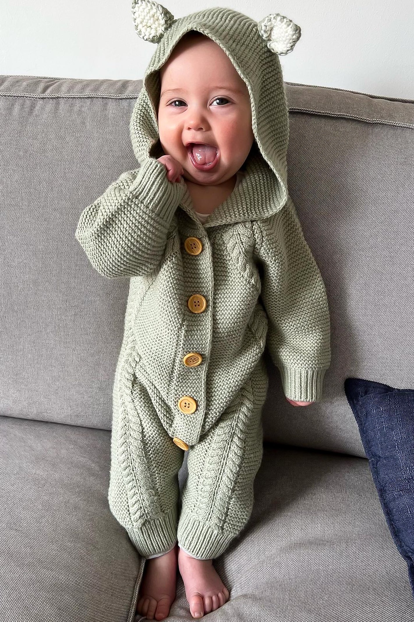 baby knit bodysuit