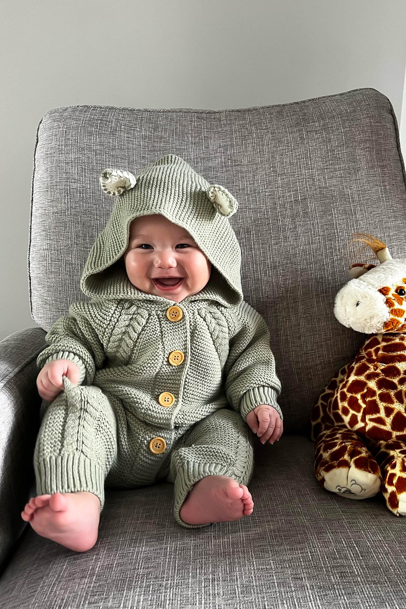 baby knit bodysuit
