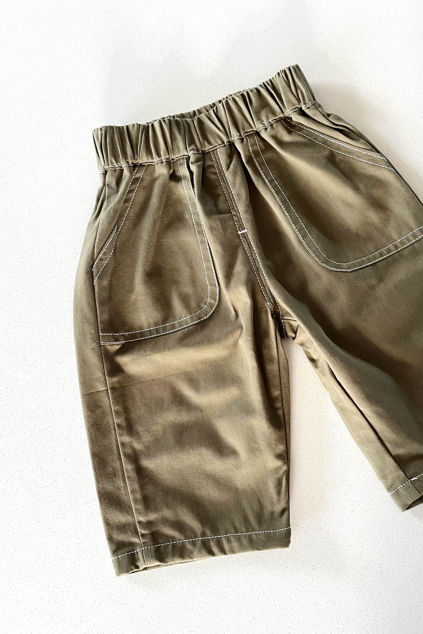 Toddler Olive Cargo Pants