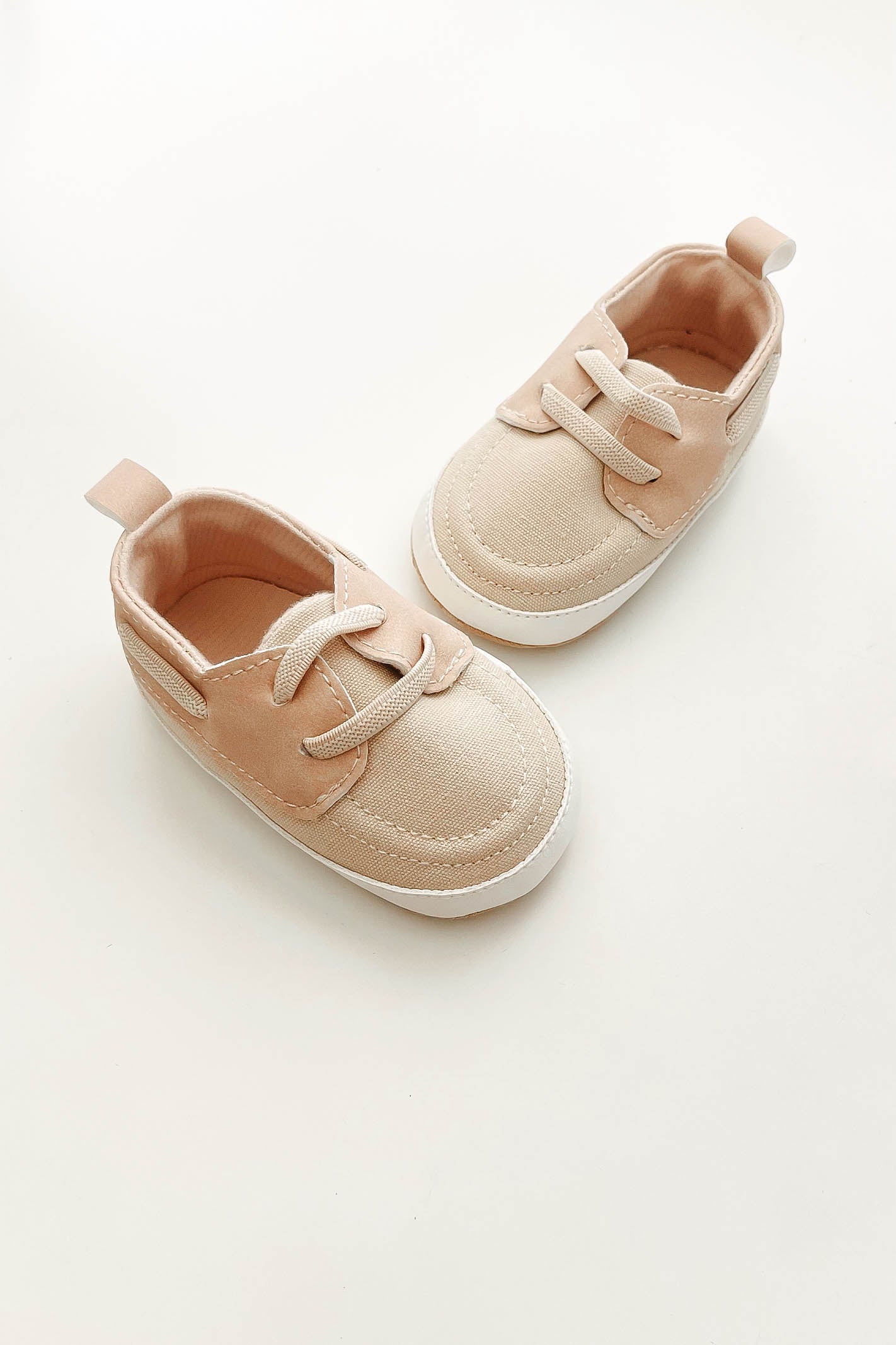 Baby Beige Canvas Sneakers