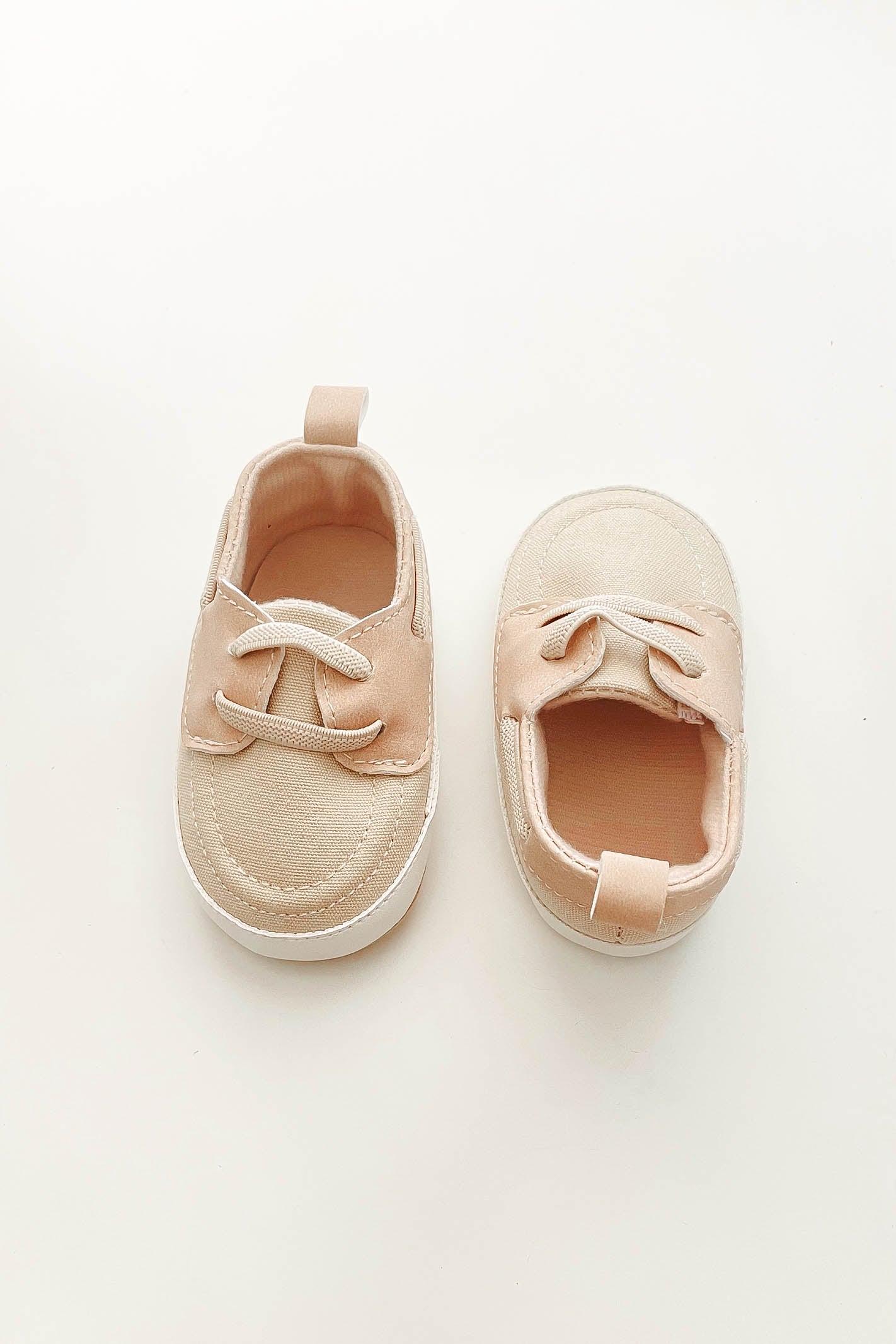 Baby Beige Canvas Sneakers