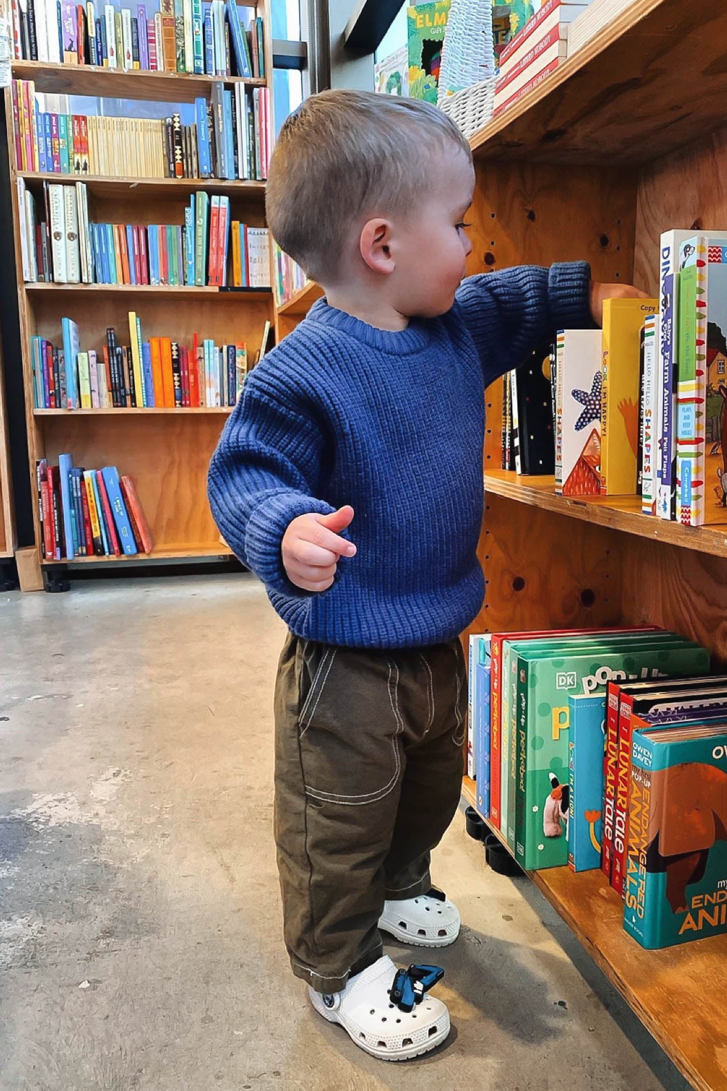 Baby Navy Knit Sweater