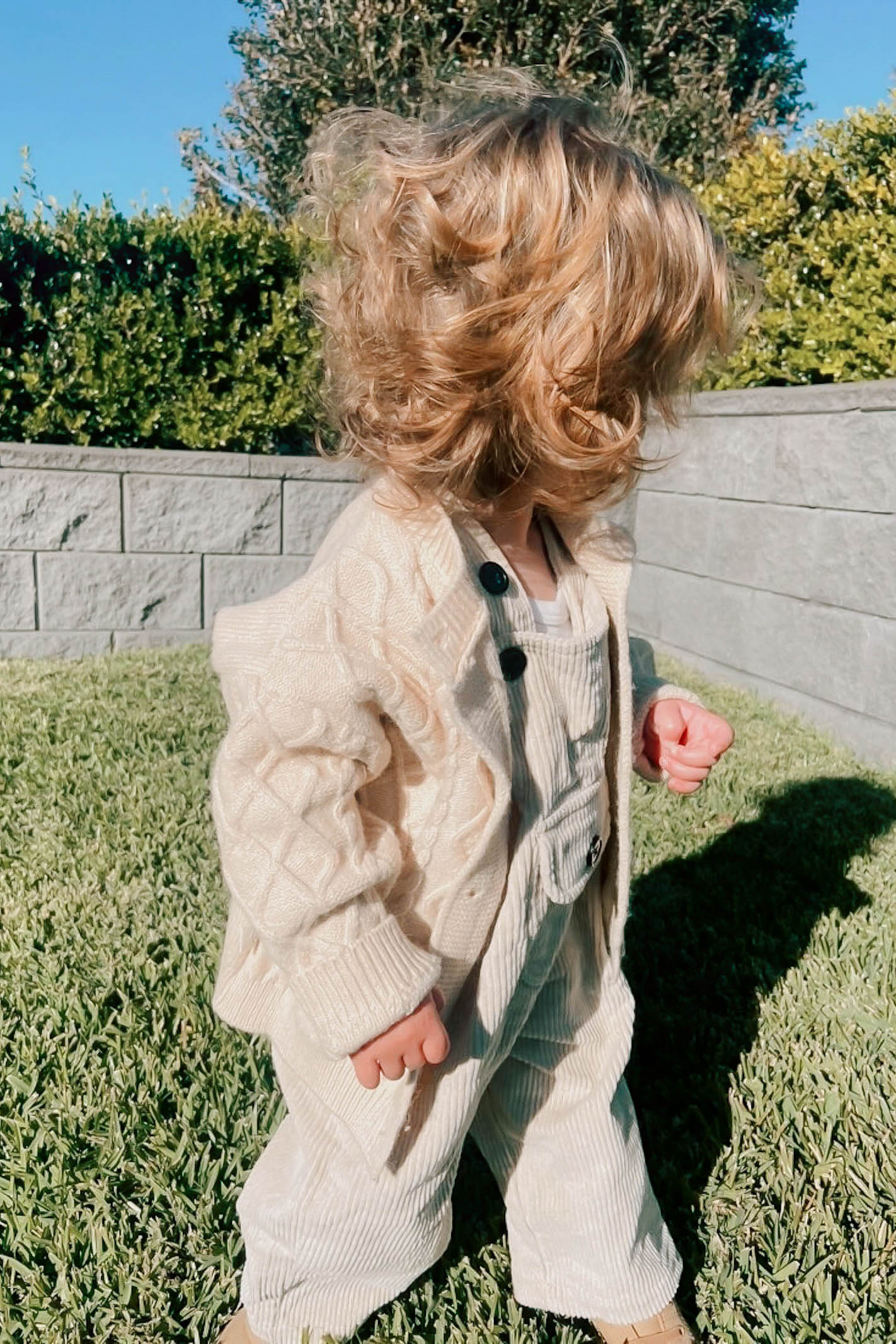 neutral baby cardigan