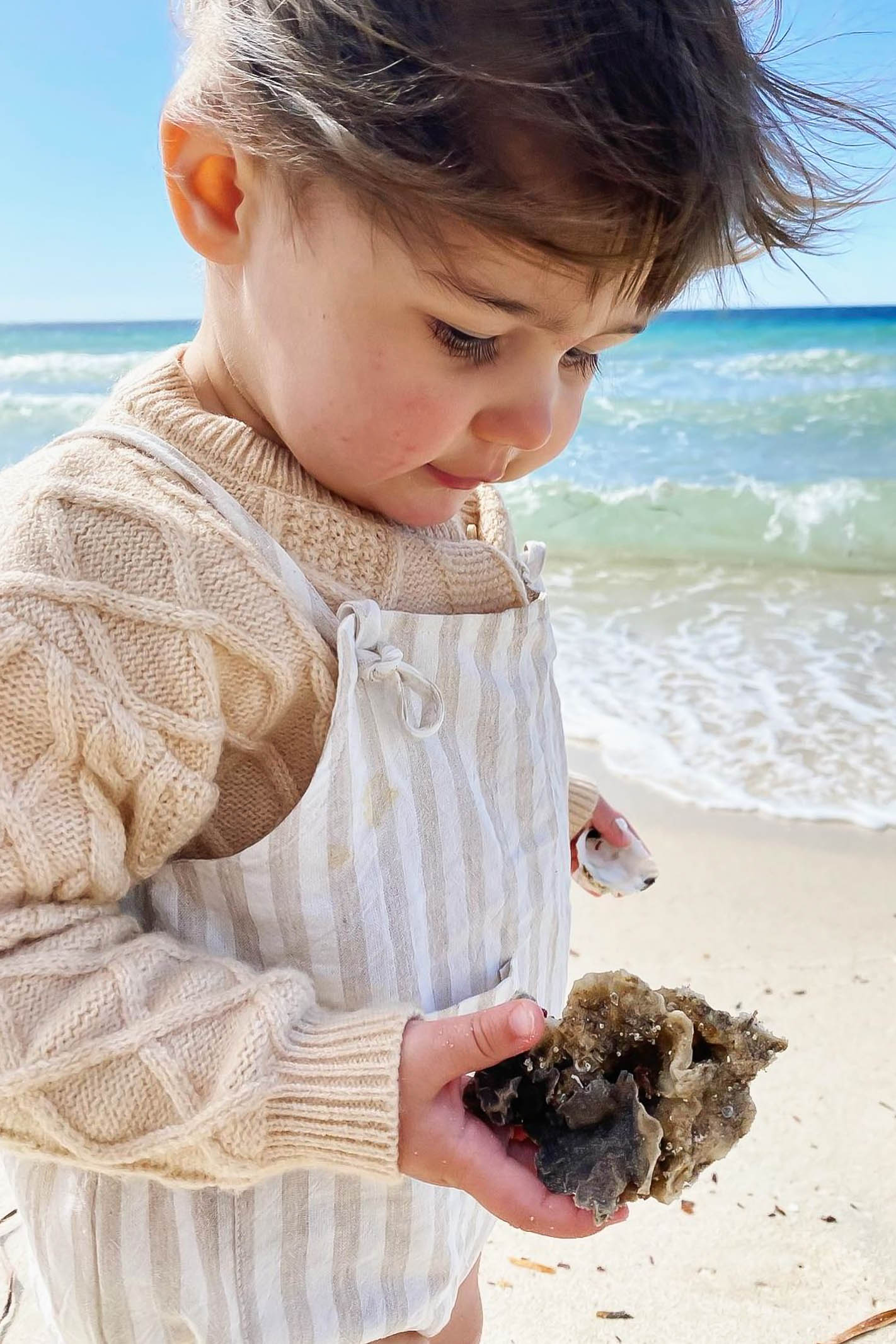 neutral baby cardigan