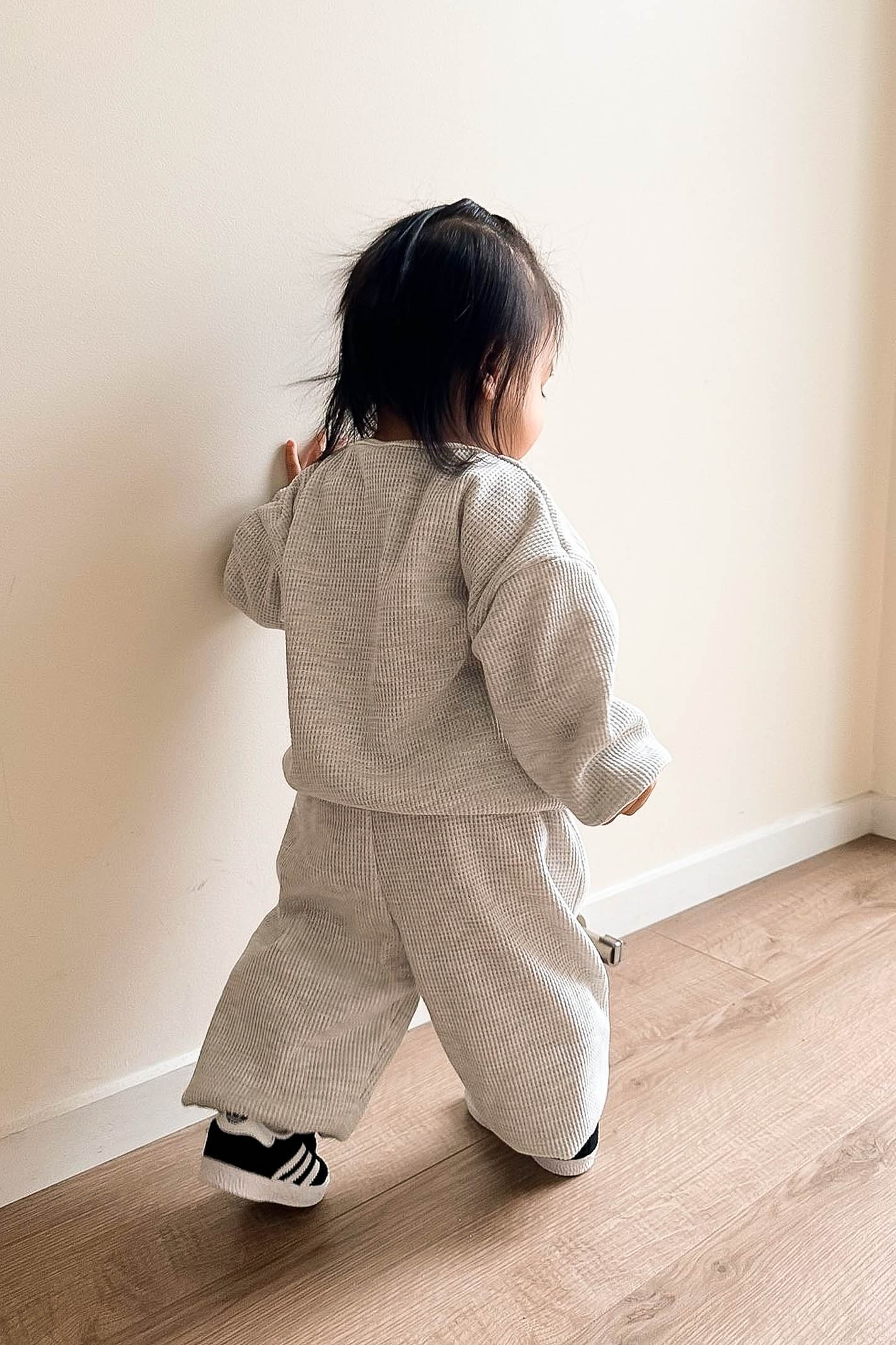 Baby Waffle Tracksuit Set