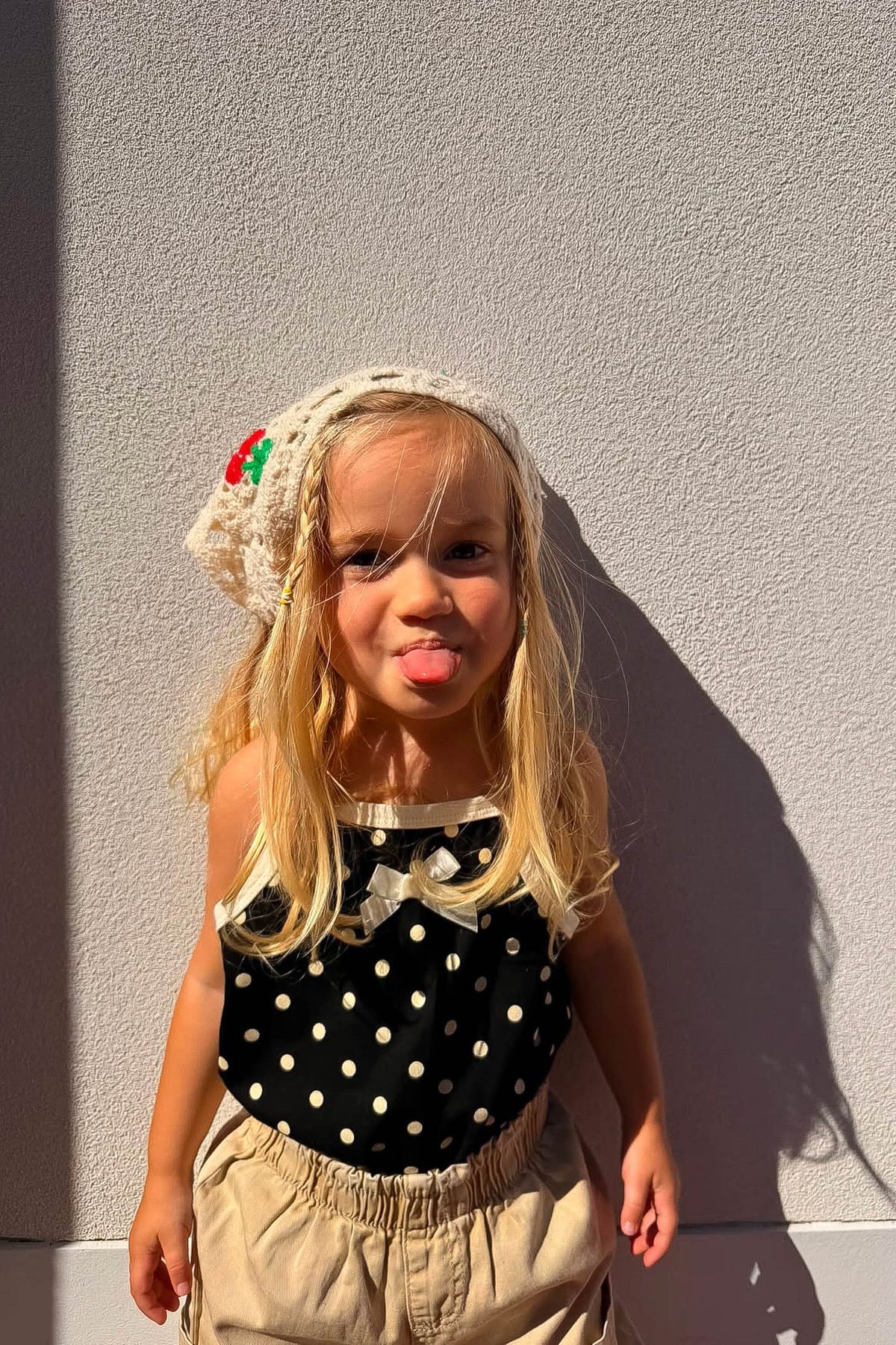 GWENNIE POLKA DOT BODYSUIT / BLACK