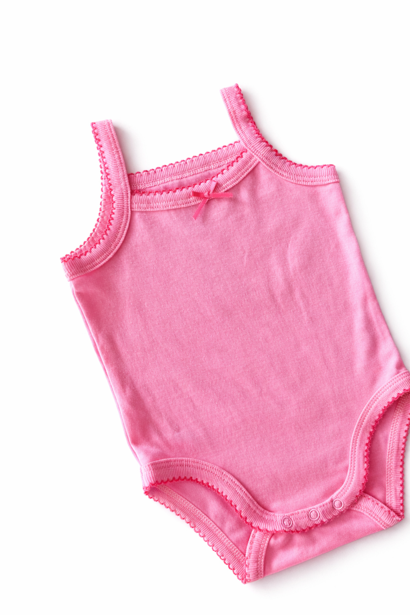 Pink baby bodysuit
