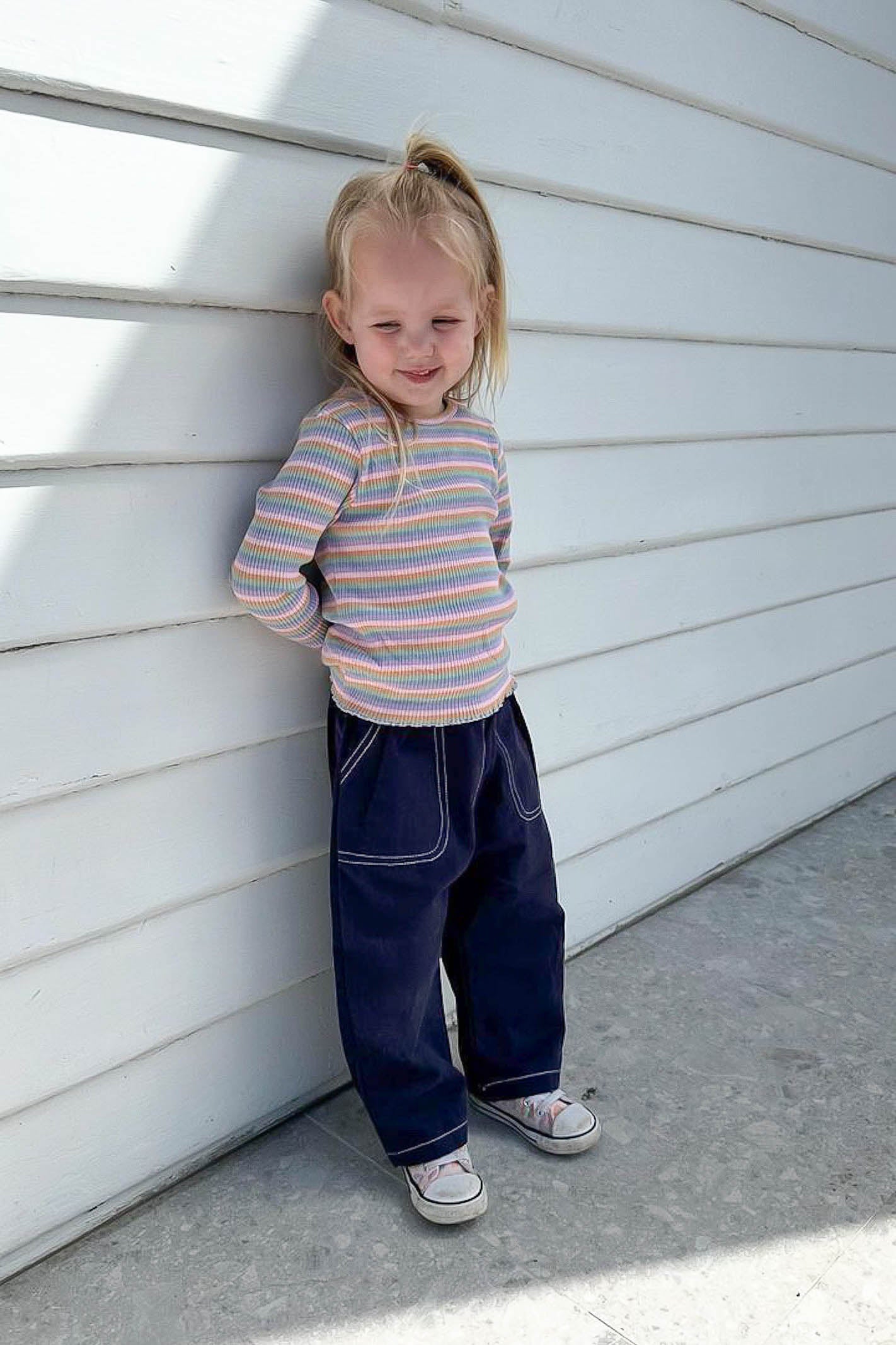 Toddler Navy Cargo Pants