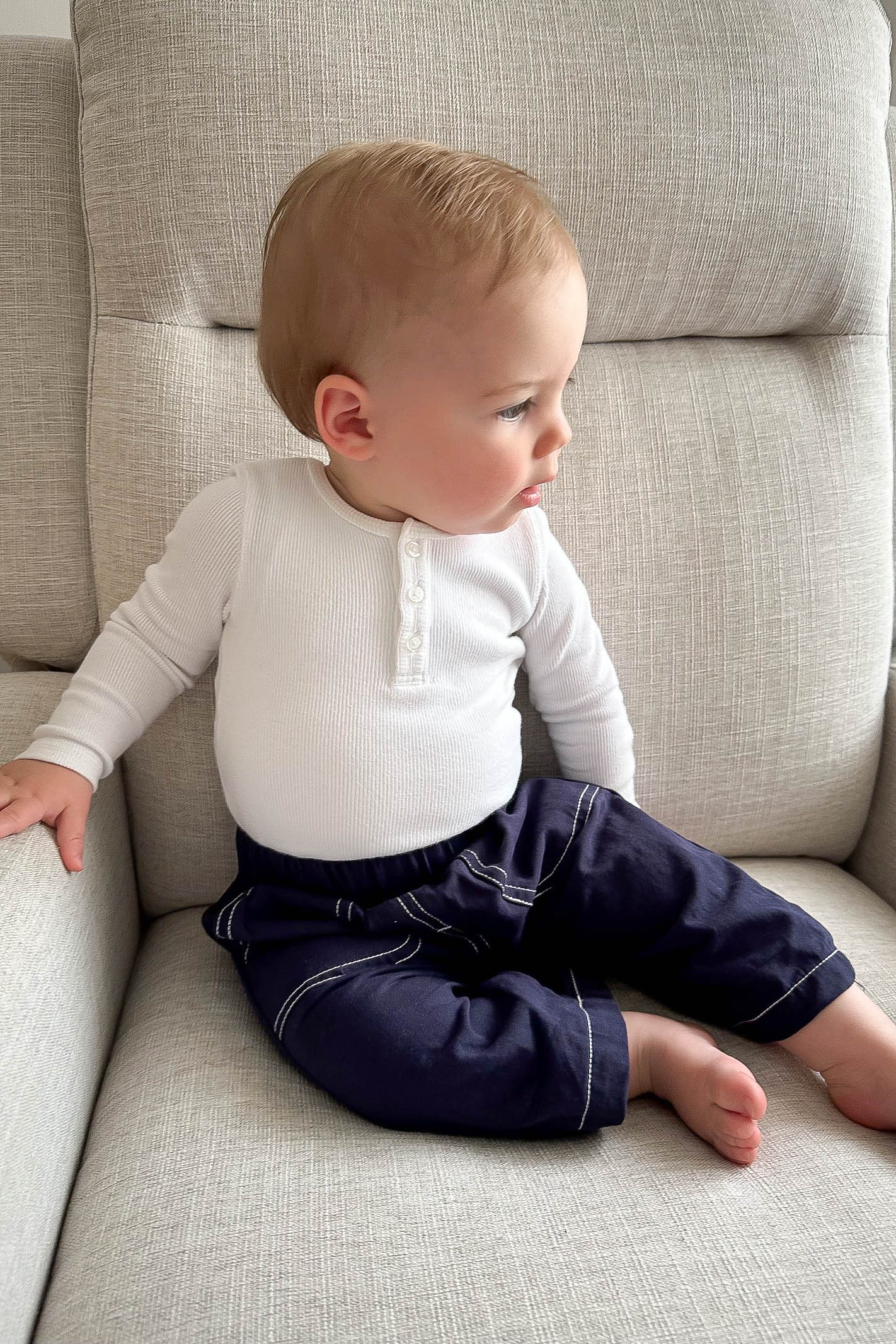 Toddler Navy Cargo Pants