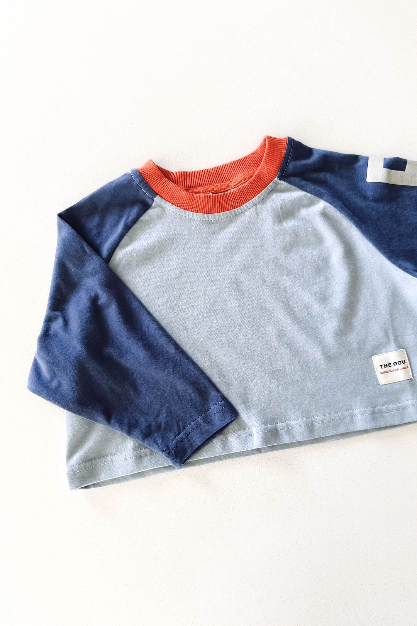 Oversized long sleeve t-shirt for babies and kids