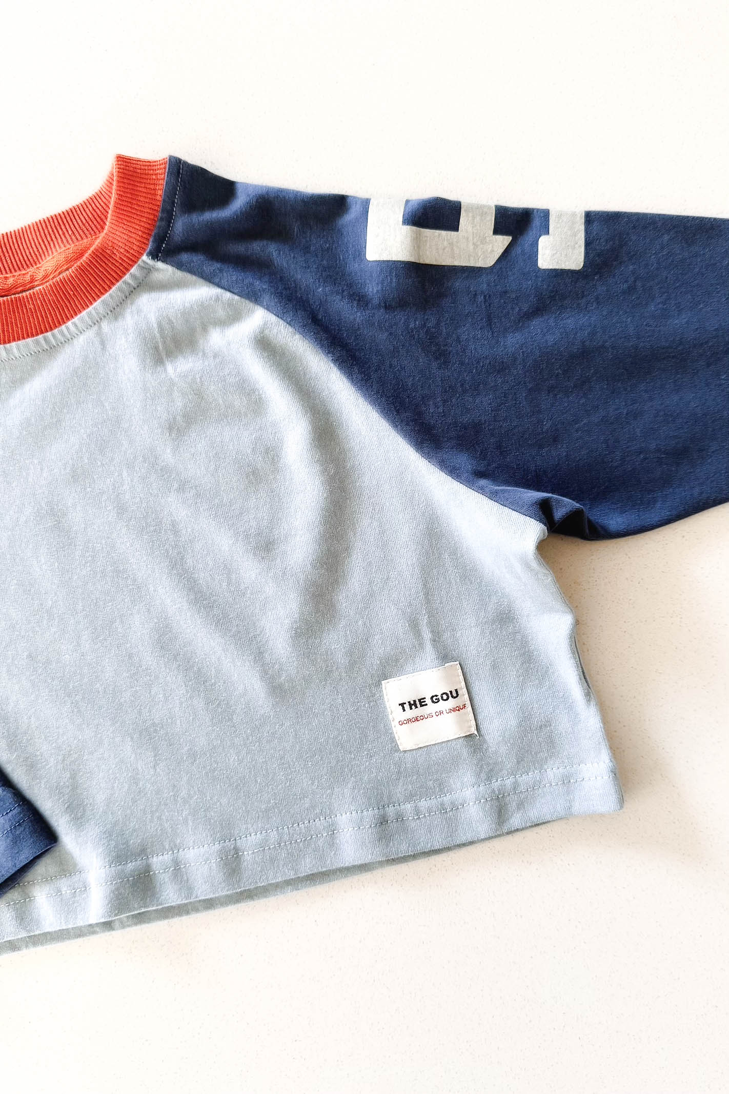 Oversized long sleeve t-shirt for babies and kids