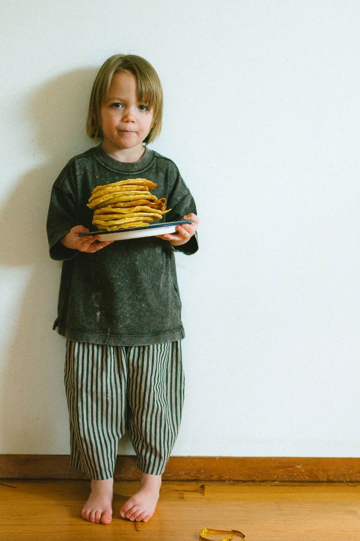 Striped linen pants boy clothing