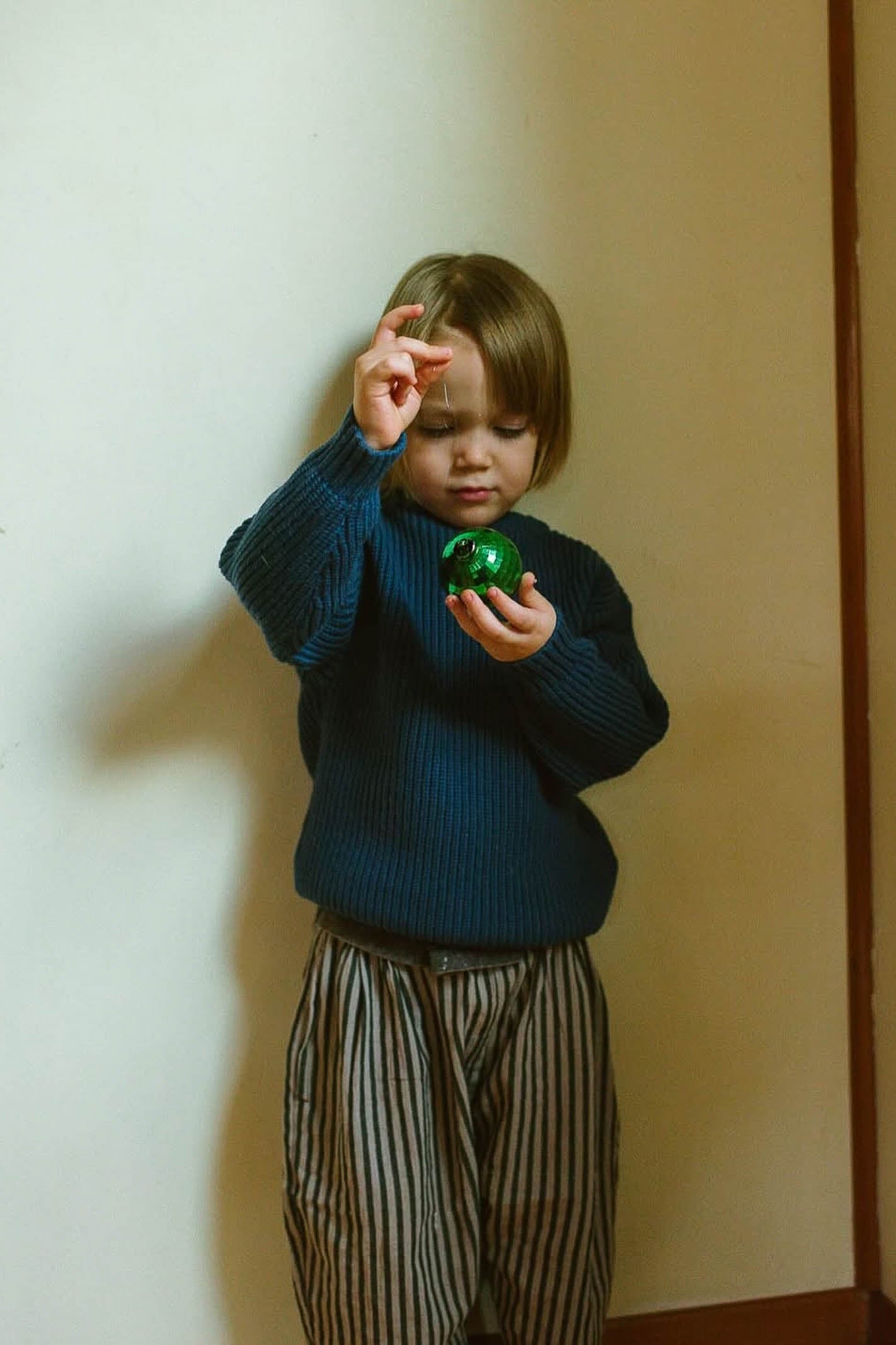 Striped linen pants boy clothing