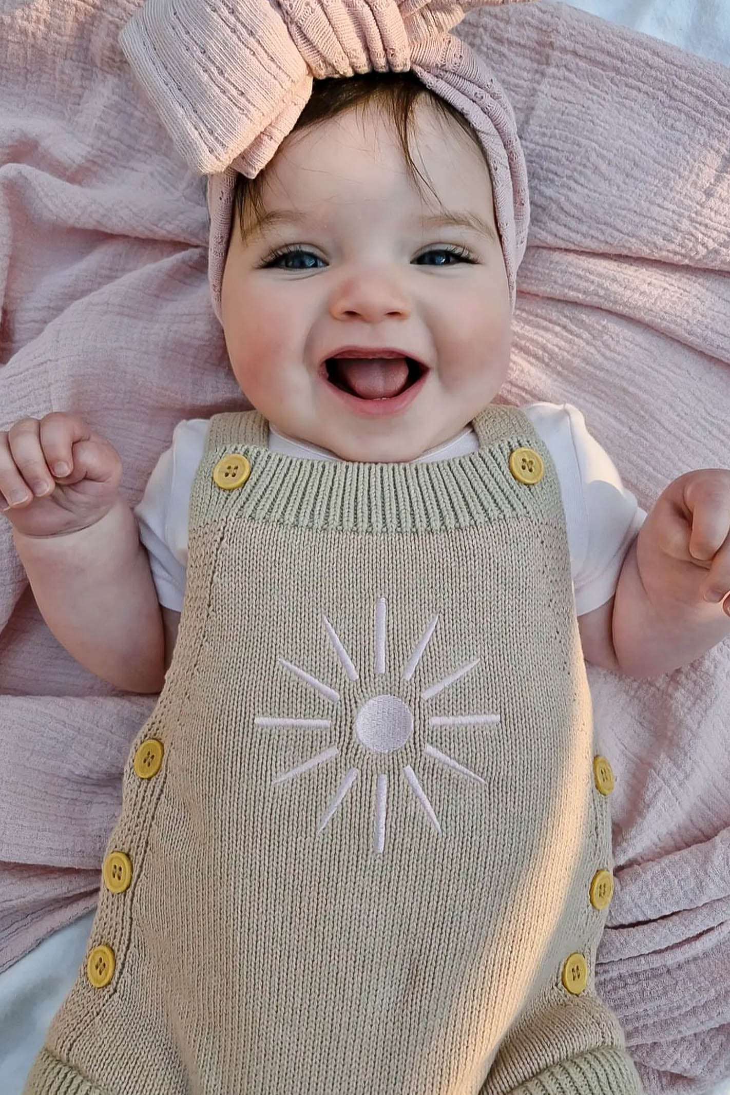 baby girl pink overalls