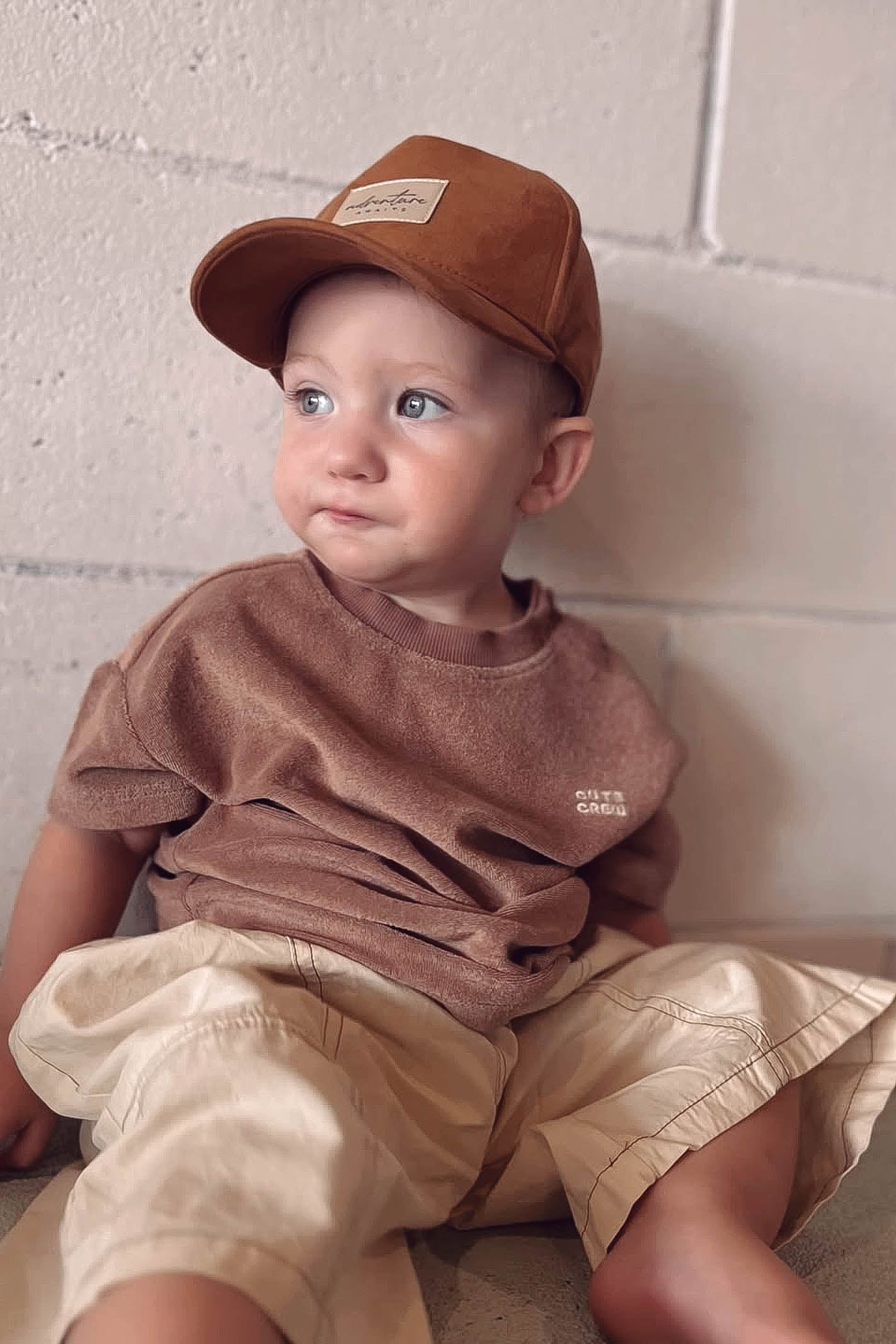 Baby kids beige cargo pants