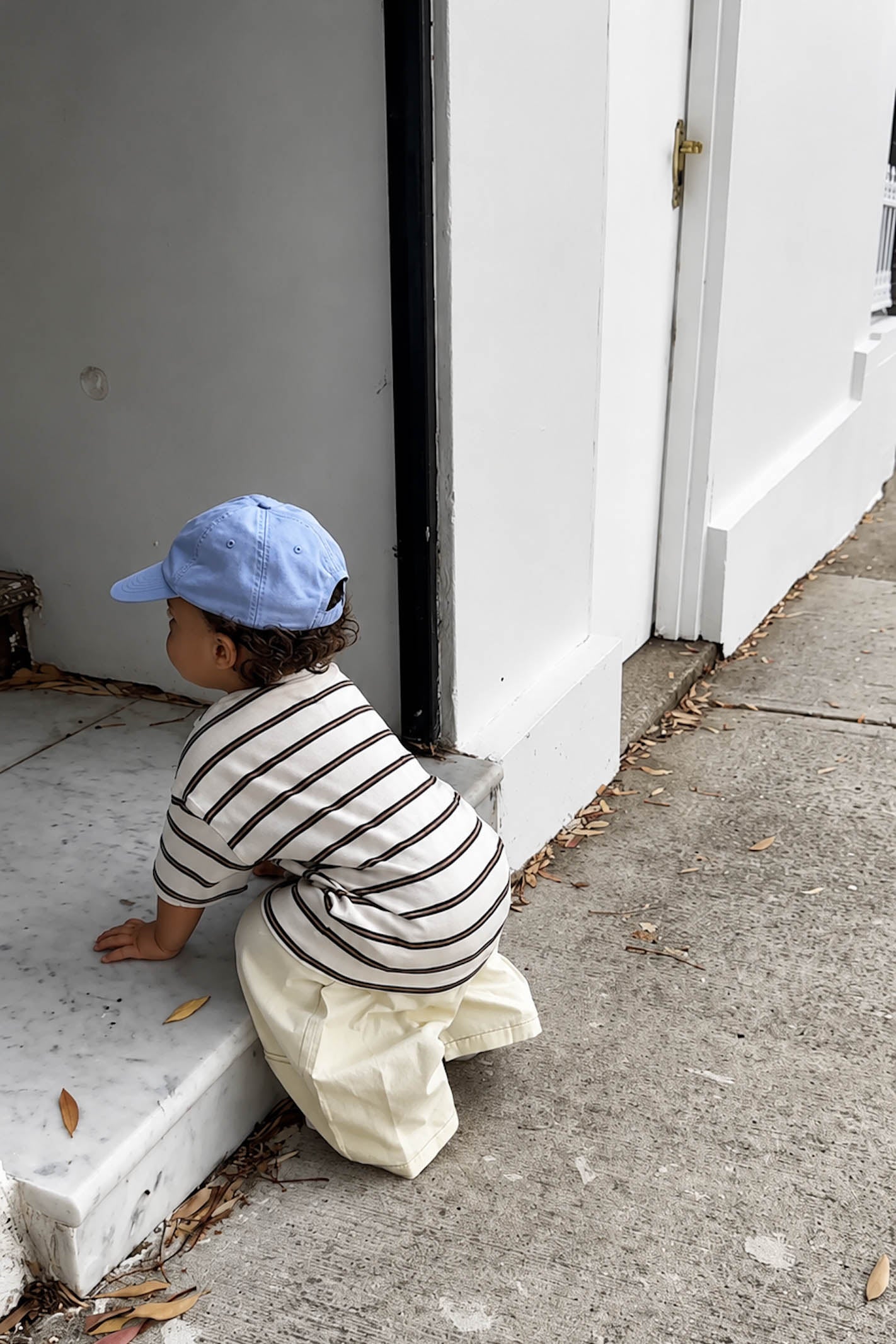 Baby kids beige cargo pants