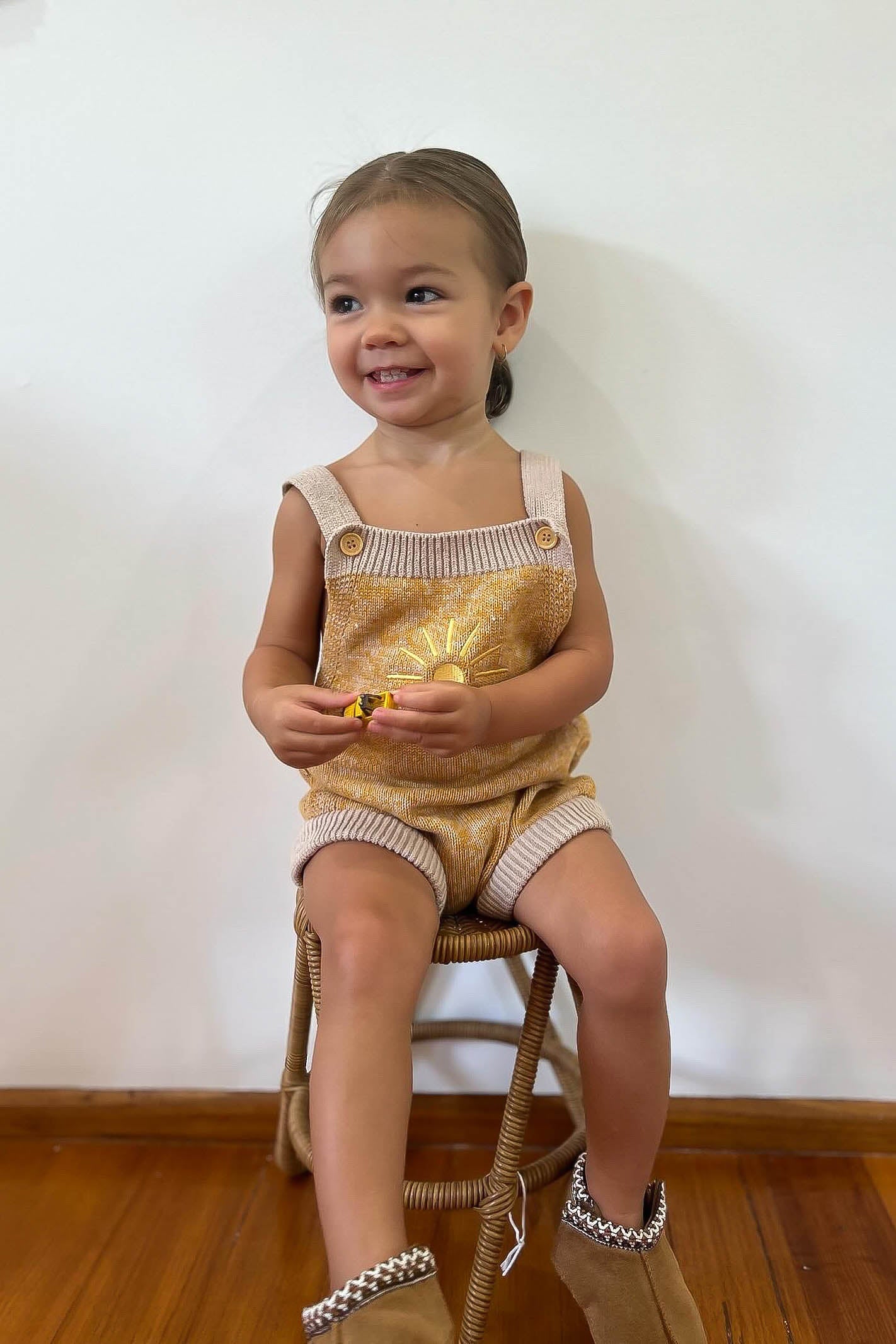 Baby Knit Overalls