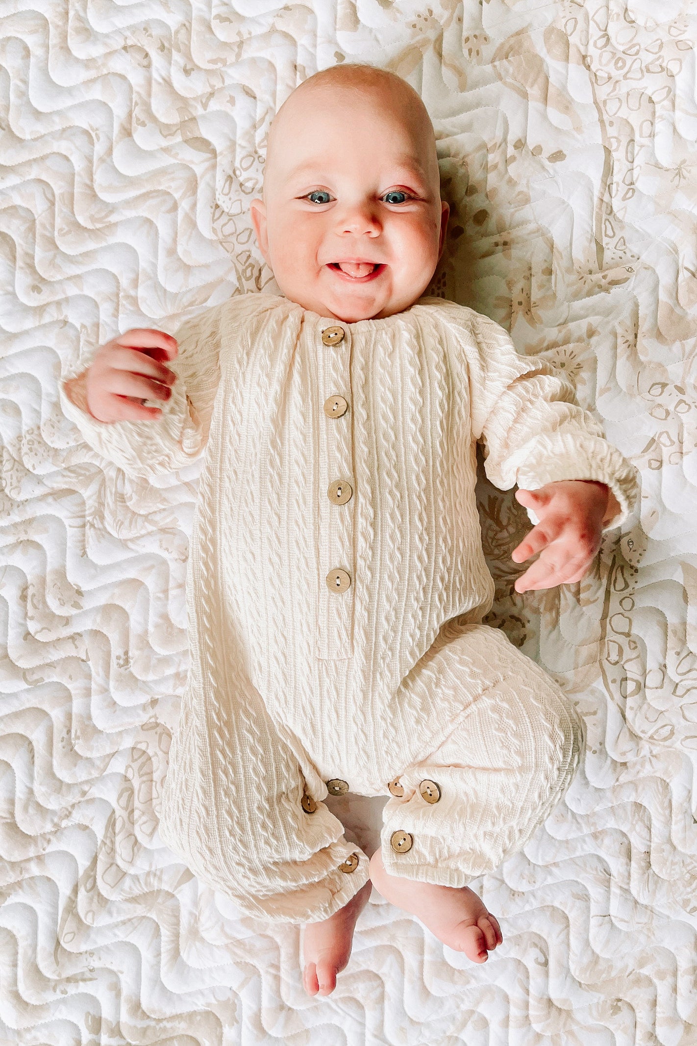 Cream sales newborn onesie