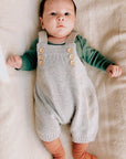 grey baby overalls