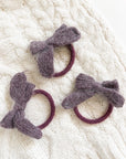 knit hair bow