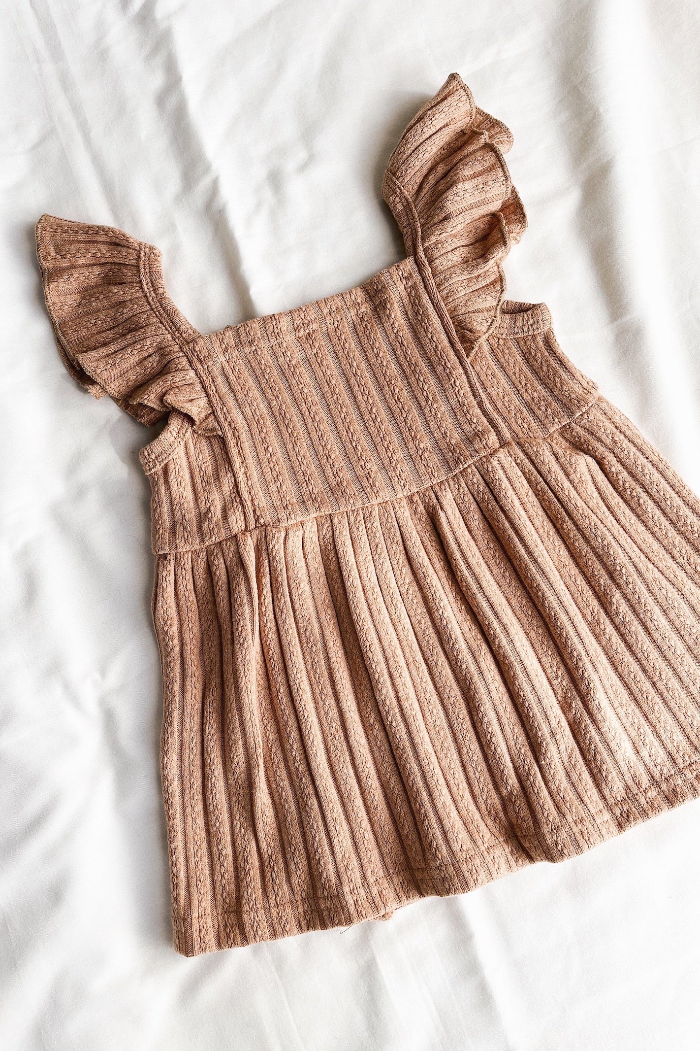 brown knit dress