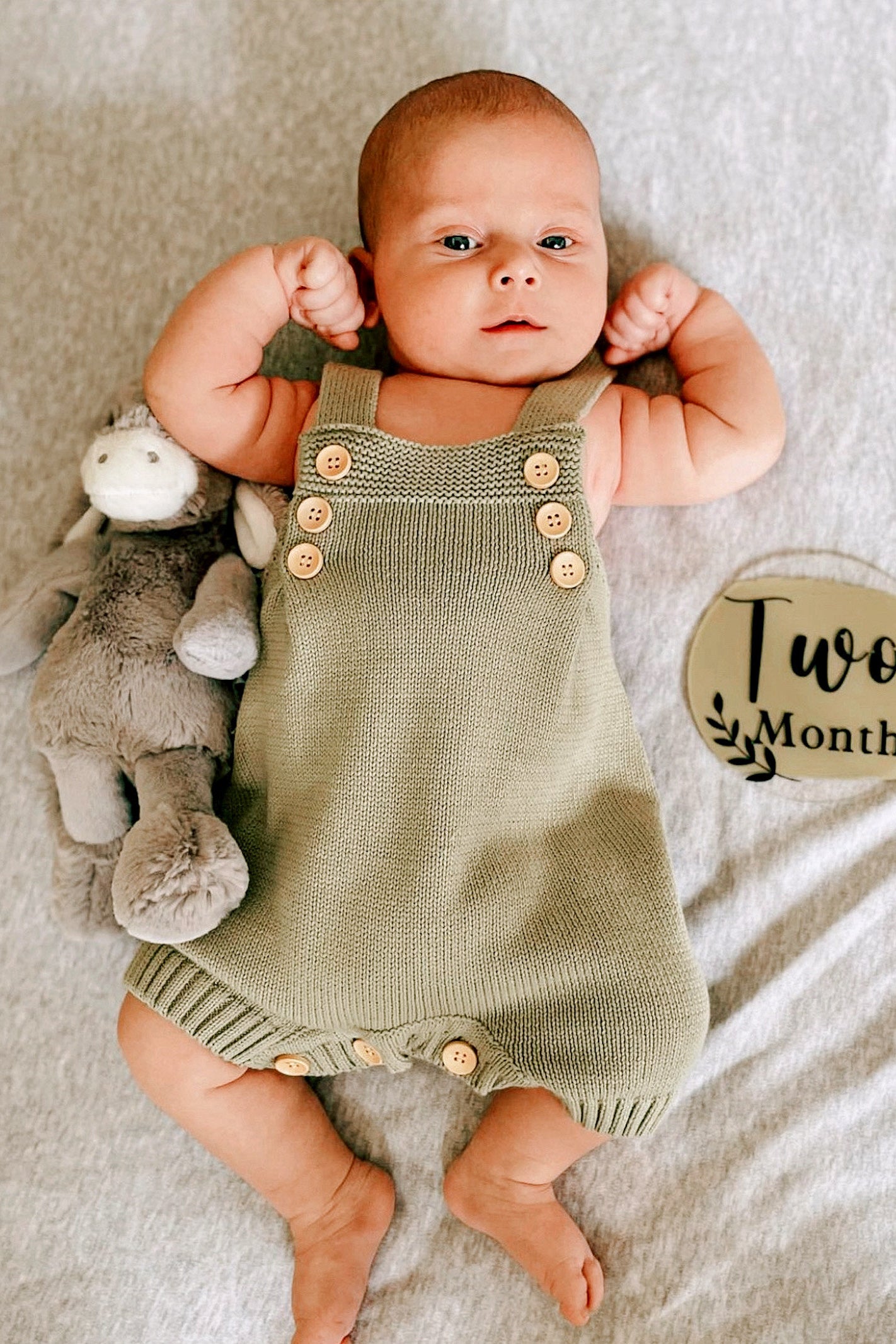 baby knit overalls